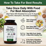 Age Finity NAD & NR Cellular Optimzation Mitochondrial Supplement - NAD, Nicotinamide Riboside, TMG, CoQ10, GlyNAC, Resveratrol, Spermidine - Cellular Longevity - 3rd Party Tested