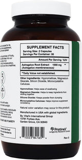 Astragalus Root - 3 Month Supply