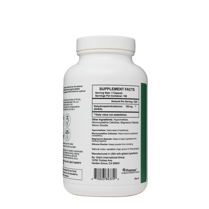 DHEA 100 MG - 180 Day Supply