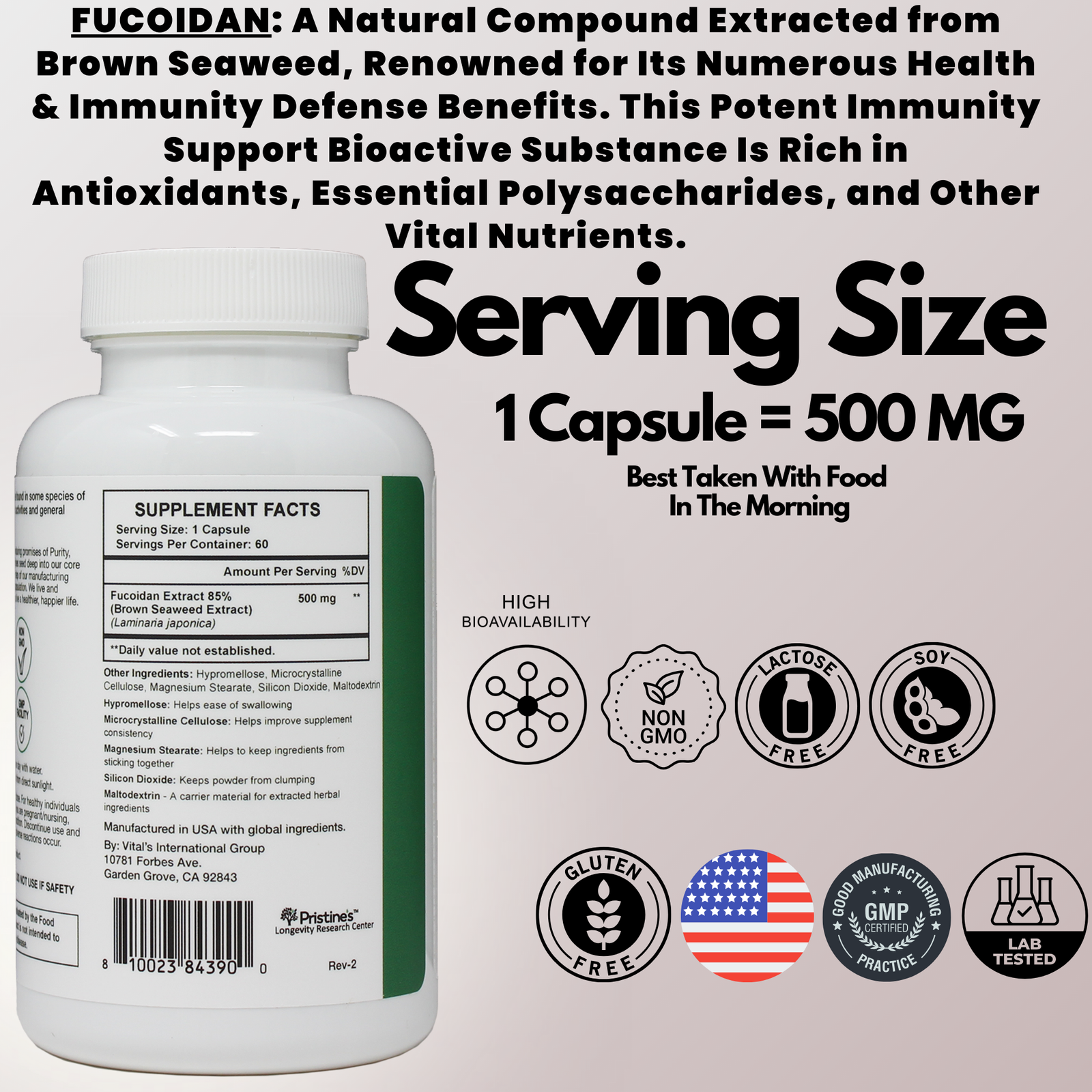 Fucoidan - 60 Day Supply – pristines.com