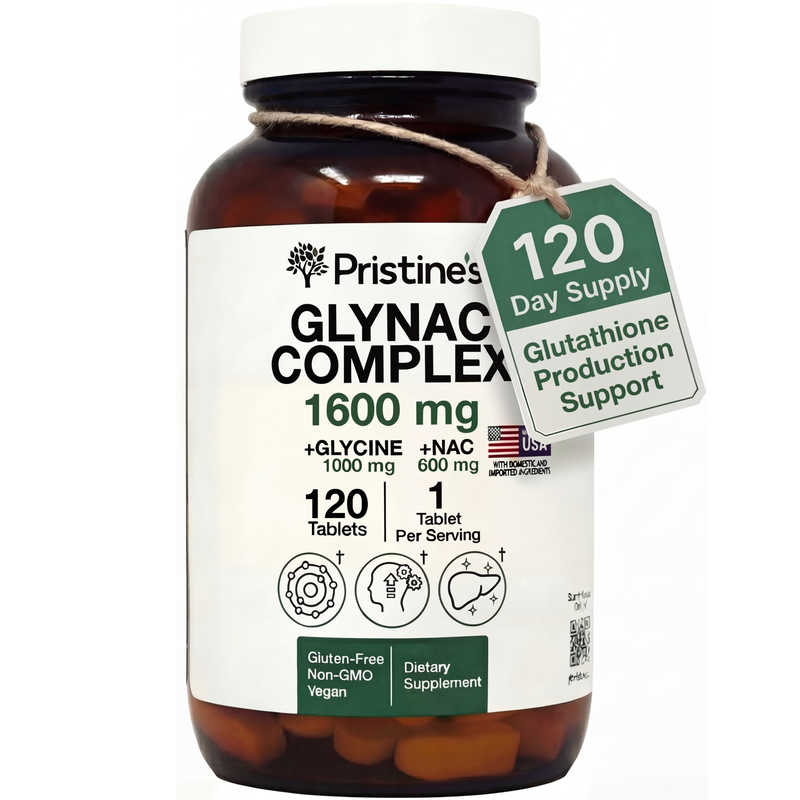 GlyNAC Complex Glutathione Production Supplement - 120 Day Supply pristines.com GlyNAC Complex Glutathione Production Supplement - 120 Day Supply pristines.com