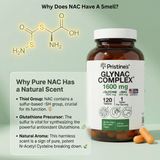 GlyNAC Complex Glutathione Production Supplement - 120 Day Supply