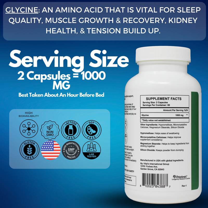 Glycine - 60 Day Supply
