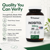 Inositol 500 MG - 180 Day Supply