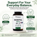 Inositol 500 MG - 180 Day Supply