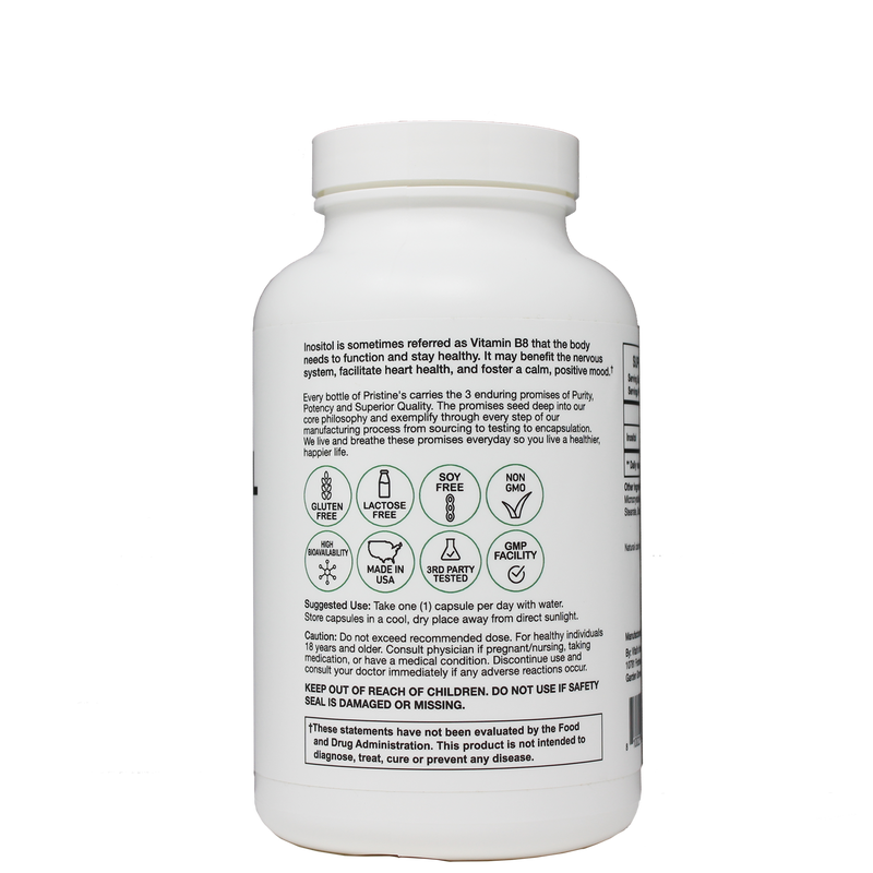 Inositol 500 MG - 180 Day Supply