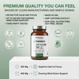 L-Theanine 200 MG - 150 Day Supply