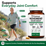 MOVEMEND Advanced Joint & Cartilage Support Complex with Glucosamine, MSM, Chondroitin Sulfate