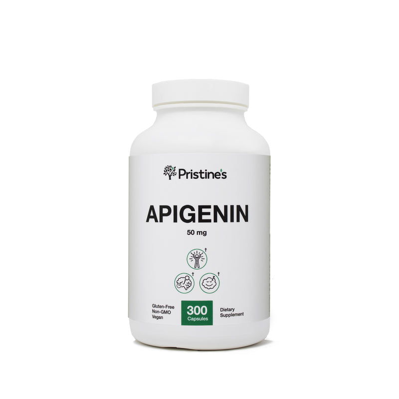 apigenin sleep relaxation support cognitive function NAD gut health mood stress prostate health