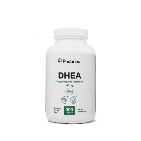 DHEA fertility supplement for men & women testosterone estrogen production lean muscle growth 