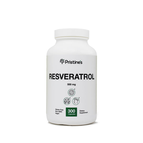 500mg resveratrol herbal supplement for healthy aging and cognitive support