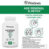 Age Renewal Detox with fisetin, curcumin, zinc, & quercetin 